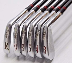 Ben Hogan Apex FTX Golf Irons 3,4,5,8,9 &amp; E Graphite 3 Shafts + Golf Pride Grips image 1