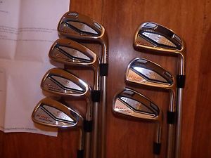 COBRA KING FORGED TEC IRONS 4-PW KBS TOUR C TAPER LITE 110 STIFF RECEIPT INC image 1