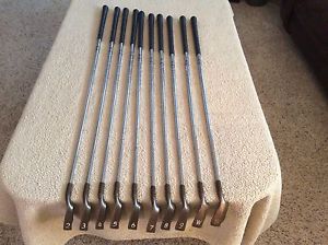 Ping Eye 2 Beryllium Copper 2-9, PW &amp; S Irons BLACK DOT, Ping Shafts, RH image 1
