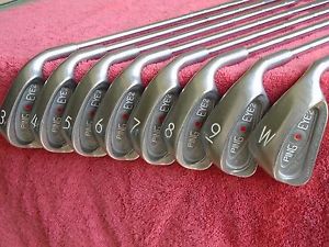 PING Eye 2 Iron Set 3 - PW Red dot Matching serial # RH Superb condition WOW image 1