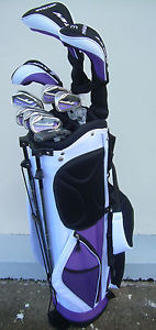 Precise purple  MDX 11 lady (petite) complete set+Woods+Irons+Bag+Putter+RH+New image 1