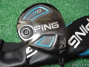 Nice 2016 Ping G 14.5 degree 3 Wood Ping Tour 80 Graphite X Flex image 1