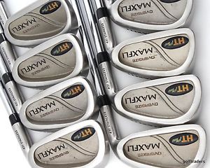 MAXFLI HT PLUS OVERSIZE IRONS 3-PW, SW STEEL REGULAR FLEX - #D3206 image 1