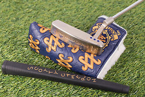 Scotty Cameron CS restored Newport Mil Spec 350g putter with 2010 Open headcover image 1