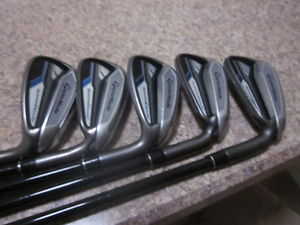 TAYLORMADE SPEEDBLADE IRONS 5, 6, 7, 8, 9 VELOX R FLEX image 1