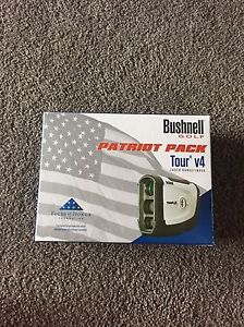 BUSHNELL TOUR V4 GOLF LASER RANGE FINDER - 2016 MODEL LATEST SHAPE NEAR NEW image 1