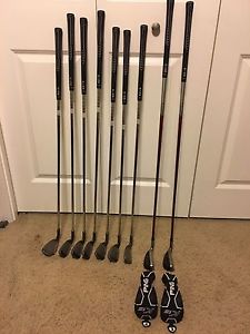 Ping K15 BLACK Dot Iron Set REGULAR flex  5,6,7,8,9,W,SW + 3,4 hybrid Irons image 1