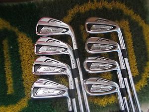 VG 8 Stix TITLEIST 714 AP2 Forged Iron Set 4-9+PW+AW DG S300 GP 360STD Grips VG image 1