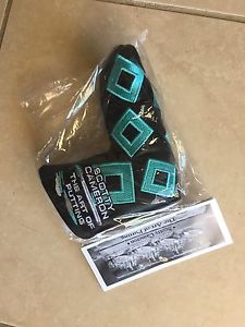 Scotty Cameron TCC Tiffany Squares Art Of Putting Leather Headcover NEW image 1