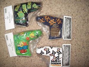 Scotty Cameron 2010 4 MAJOR Championships Headcovers - NEW image 1