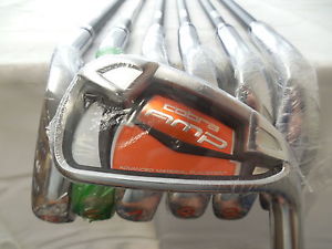 New Cobra AMP 4-PW Iron Set Regular flex Graphite Irons Used RH image 1