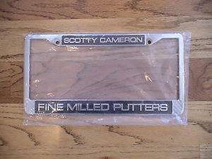 New SCOTTY CAMERON Metal License Plate Frame Tag Holder Very SUPER Rare PGA image 1