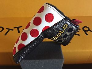 Scotty Cameron Holiday Red Balls GoLo Carbon Patchwork Head Cover NOOB image 1