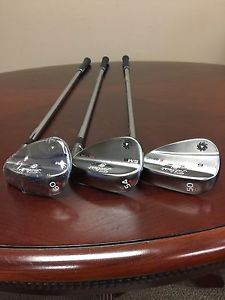 NEW Titleist Vokey SM6 Steel Gray Wedge set. 50, 54 And 60 Degree image 1