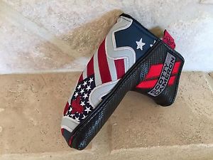 Scotty Cameron USA Flag YYD Carbon Patchwork Head Cover NOOB image 1