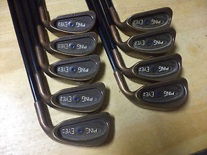 PING Eye 2 Beryllium Copper 2-PW IRONS IRON Set Graphite G-Loomis SP X-Flex image 1