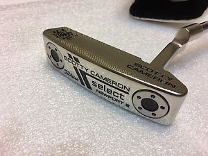 Rare Custom Titleist Scotty Cameron Select Newport 2 Black Skull Golf Putter 34" image 1
