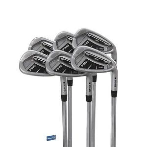 Ping I20 Steel Irons 6-PW+UW /  Stiff Shaft Ping CFS /  Black Dot image 1
