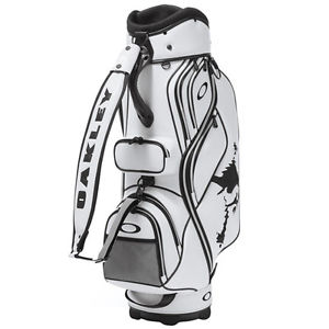 OAKLEY GOLF SKULL 92925JP STYLE CADDY BAG WHITE&amp;BLACK image 1