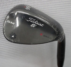 Titleist Vokey SM6 Jet Black 56.10 S Grind Sand Wedge - Dynamic Gold Steel Shaft image 1