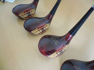 VINTAGE MACGREGOR MT BT2W TOURNEY DRIVER 2 3 4 PERSIMMON WOODS SET GOLF CLUBS image 1