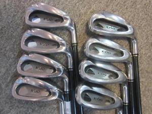 DUNLOP XXIO Prime 2007 8pc R-flex CAVITY BACK IRONS SET Golf Clubs image 1