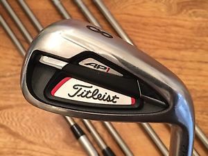 Titleist AP1 714 Irons 5-P,W w/ UST Recoil 670  regular flex graphite rh Nice! image 1