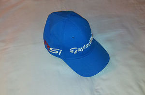 Ultra Rare Blue 2015 Jason Day TaylorMade RSi Tour Issue Flex Fit Golf Hat L/XL image 1