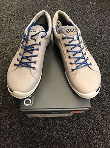 Ecco Men's Biom Hybrid 2 Golf Shoes EU 45 / UK 10.5 Concrete & Royal Blue image 1