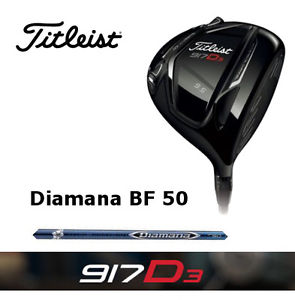 Titleist 917D3 9.5 Driver Mitsubishi Rayon Diamana BF 50 Stiff Japan Model image 1