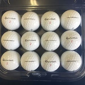 10 DOZEN 2015 TAYLOR MADE TOUR PREFERRED X MINT CONDITION USED GOLF BALLS AAAAA image 1