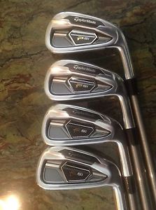 TaylorMade PSI Irons 4-P SteelFiber stiff Awesome i95 mint 1/2" long image 1