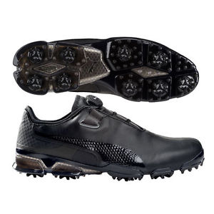 Puma Titan Tour Ignite Premium Disc Black Dark Shadow New #8830 image 1