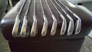 2008 USED ONOFF  IRON SET STEEL SHAFT S FLEX RIGHT HANDED A TO 4 image 1