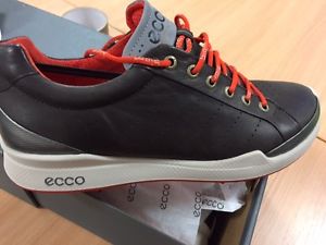Ecco Mens Bion Hybrid Golf Shoe - Mocha/Fire Size 42 (8-8.5) image 1