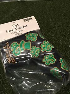 2011 Scotty Cameron Dancing Sc Clovers St Patrick's Day head cover Black image 1