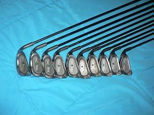Ping Zing Green Dot 1 - PW  full Set Irons Golf Club Steel Shaft Karsten Stiff image 1
