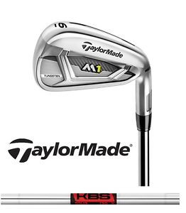 For Presale Taylormade Golf 2017 M1 Irons KBS Tour Steel -1" Short 3* Flat image 1