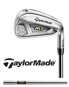 For Presale Taylormade Golf 2017 M1 Irons Reax Steel HL 88 -1/2" Short 2* Flat image 1