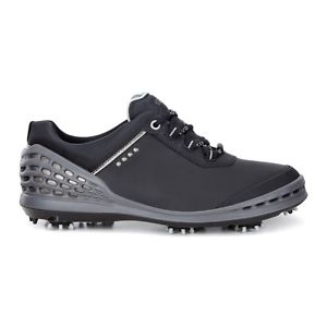 Ecco Mens Cage Golf Shoes Black Extra Width Option Size 44 (UK 9.5-10) image 1