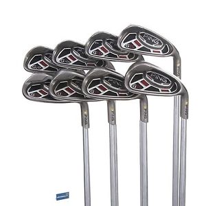 Ping G15 Steel Irons 4-SW /  Regular Shaft Ping AWT /  Yellow Dot image 1