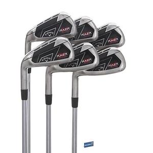 Callaway Razr X Tour Left Handed Steel Irons 4-9 /  Extra Stiff Shaft Project X image 1