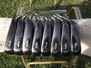 Cleveland CG16 Black Pearl Iron Set 3-PW Stiff Flex Steel Shafts, Excellent image 1