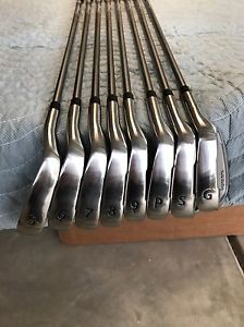 Sterling Single Length Irons 5-GW S2S White R Flex Graphite Shafts. image 1