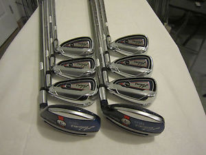 Adams Blue Hybrid Combo Iron Set - 3H, 4H, 5-PW - Regular Flex Graphite &amp; Steel image 1