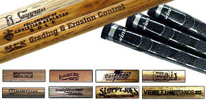 GREAT GOLF PRIZES / GIFTS 6 LASER ENGRAVED HICKORY SHAFTED PUTTERS WITH U'R LOGO image 1