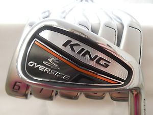 Used Cobra King Oversize 4-PW Iron Set True Temper XP85 R300 Regular Steel RH image 1