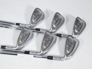 PING 2010 ANSER FORGED Blue Dot IRONS (5-PW) IRON SET - CFS Steel REGULAR Flex image 1