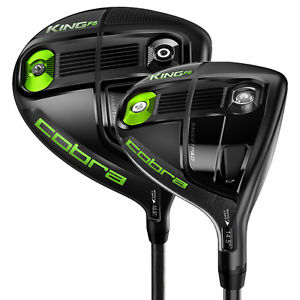 NEW Cobra KING F6 Grey Turbulence Driver &amp; 3-4 Wood Set Matrix Red Tie Regular image 1