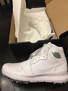 Nike Retro Jordan 1 Men's Golf Shoe 2017, White, Size 11.5 image 1